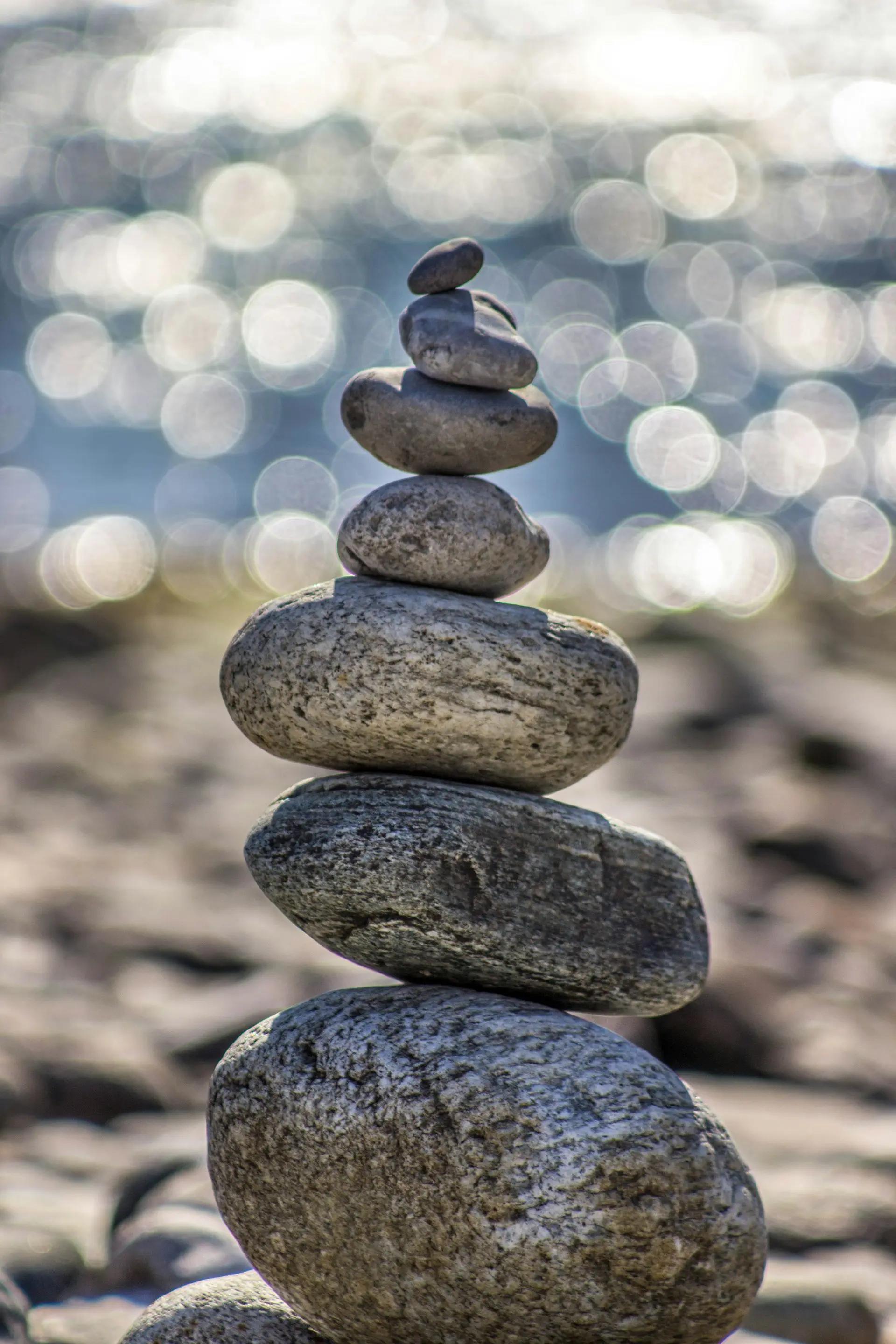 stacked rocks therapy